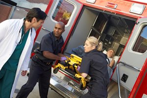 With appropriate precautions, first responders need not worry about treating and transporting patients with possible radiation exposure. (image/iStock)